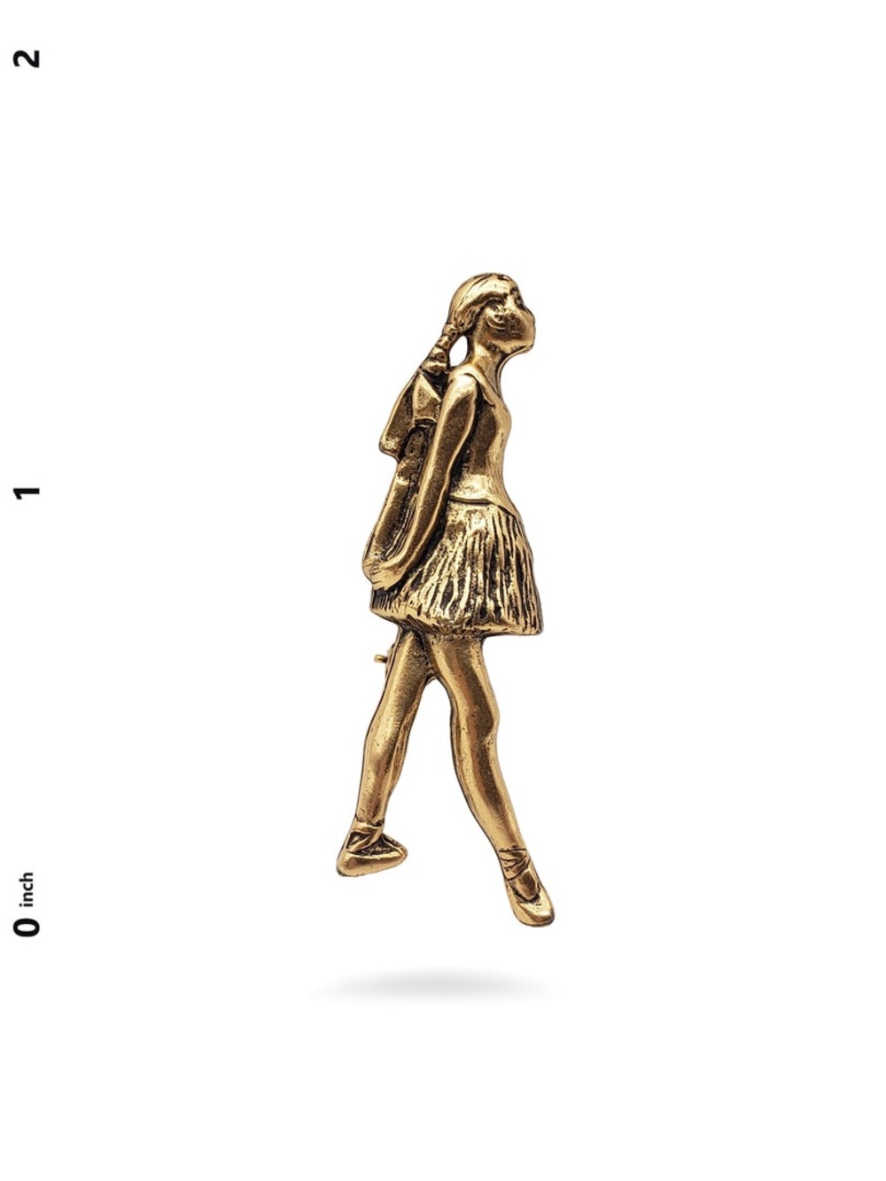 LA PETITE DANSEUSE BROOCH - EDGAR DEGAS INSPIRED
